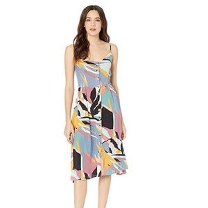 Rip Curl Abstract Print Seascape Sun Dress XS